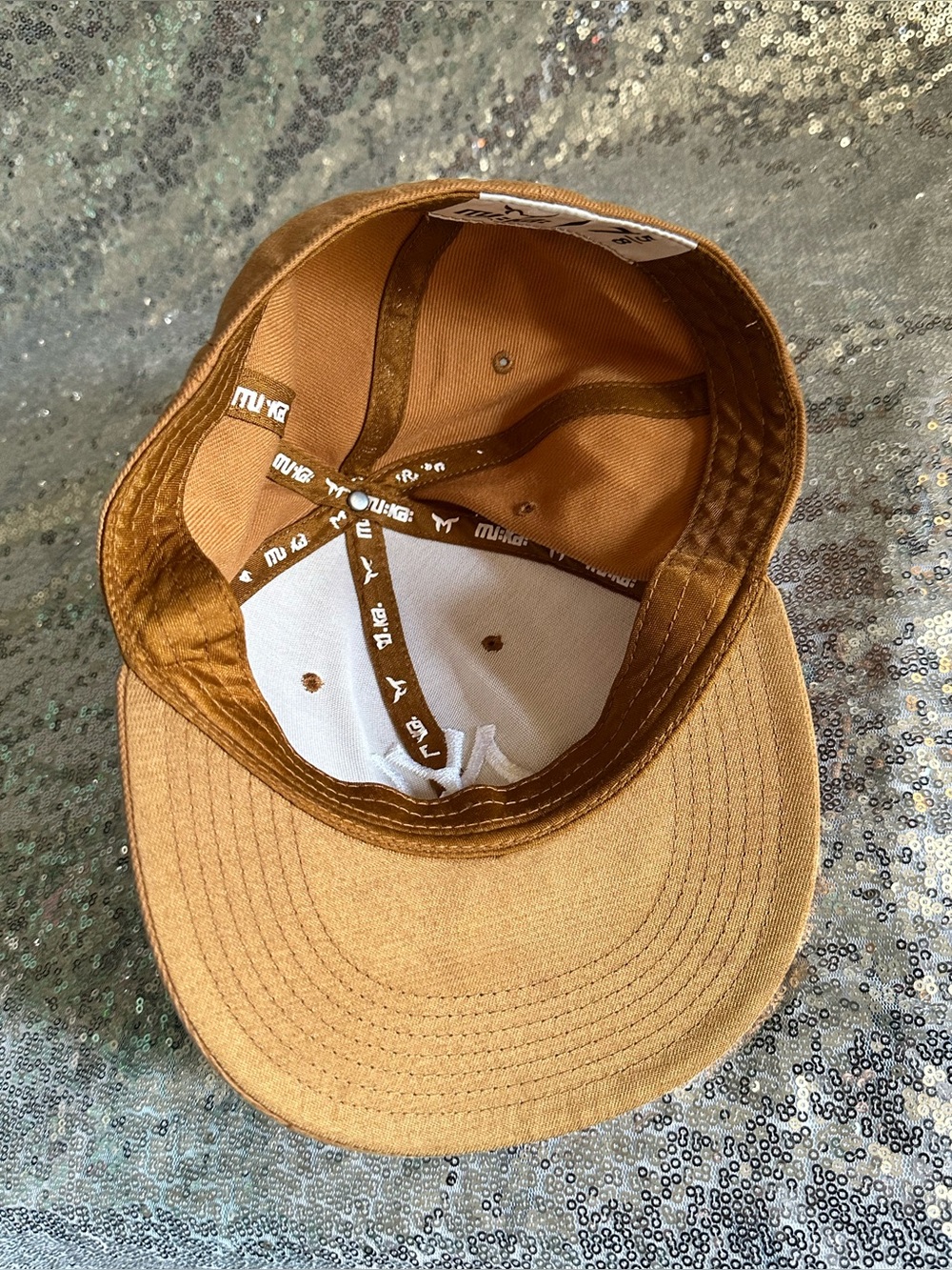 Mika Headwear Company Caramel Brown Snapback Hat with White Logo - Picture 11 of 14